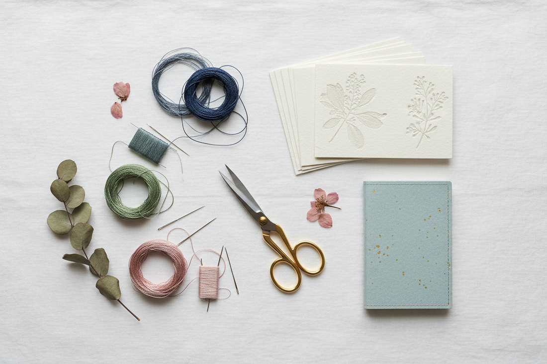 刺繍・針仕事に使いやすい道具の選び方｜糸切り・布・紙ものを整える小さな文具